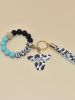 Silicone Beads Bracelet Keychain For Women