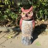 Wind-action owl decoy bird scaring owl PE Owl Bird Deterent