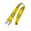 Custom polyester lanyards sublimation printing promotional lanyard with logo