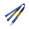 Custom polyester lanyards sublimation printing promotional lanyard with logo