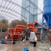 hot sale mini concrete batching plant 35m3/h mixing station skip type conveyor