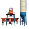 hot sale mini concrete batching plant 35m3/h mixing station skip type conveyor