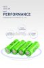 SAFD 18500DB 2400mAh 3.7v Smart Charging 2.5v Cut-off Li ion Batteries