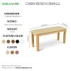 CALVIN BENCH: Cafe Wooden Chairs Restaurant Chairs Modern Plastic Chairs