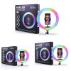 RGB LED fill light photography withTripod Stand and Phone Holder Rgb 10 12 13 14 18Inch Selfie Ring Light Circle Crystal Fill Lights