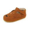 Brown Leather Mary Janes Flats Guangdong Manufacturers Infant Shoe