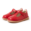 Red Patent Leather T-Strap Mary Jane Princess Old School Style Girl Uniform Dress Shoe