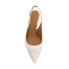 Closed Pointed Toe Block Heel Ladies Dress Pumps Women Slingback Heels