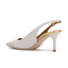 Closed Pointed Toe Block Heel Ladies Dress Pumps Women Slingback Heels