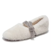 Winter Warm Round Toe Slip On Colourful Fluffy Furry Fur