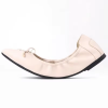 Ballerina Shoes For Parties With Bag Rollable Leather Ballet