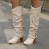 Fashion high heel boots with shining diamond embellishment boots for women boots