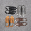 British lace-up menÃ¢ï¿½ï¿½s walking style shoes large size footwear casual shoes for men