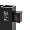 Ovata-433 4â€™Part Recycle Bins + Battery Box