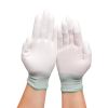 PU polyester coated palm and finger gloves