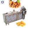 low price automatic double layers meshes nut frying machine 