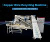 Waste wire and cable copper wire machine copper wire crusher wire stripping machine