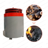 smokeless hoist type carbonization furnace