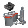 smokeless hoist type carbonization furnace