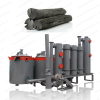 smokeless hoist type carbonization furnace