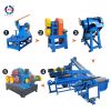 automatic tire recycling line scrap tire crushing machine