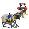 Automatic Mobile Sawmill Horizontal Bandsaw Portable Saw Mill