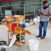 A new type of rice mill, a small household 220V multifunctional combination crusher for hulling rice