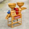 A new type of rice mill, a small household 220V multifunctional combination crusher for hulling rice