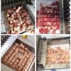automatic frozen goat meat block cube cuber dice cut cutter chicken fish cutting machine