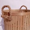 Bamboo Basket With Handle