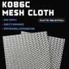 Changle mesh fabric manufacturer provides glossy K086 luggage mesh fabric with glossy water ripple mesh fabric