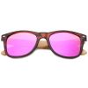 Retro Style Wooden Temple Shades Sunglasses Luxury Polarized Sunglasses