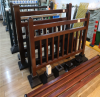 Customized Sandalwood Colour FRP Pultruded Tube Handrail for Landscape or Garden Usage