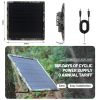 BL25A 10W Mono Crystalline Solar Panel 6v/9v/12v solar plate to charge battery With 18650 battery USB/Type C/DC port control