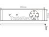 Aluminum Infrared sensor LED Cabinet Light