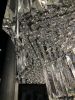  Staircase Long Crystal Chandelier 29.5" Wide In Chrome