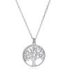 925 silver jewelry tree of life pendant 925 adjustable chain