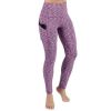 Ladies Sports Leggings Yoga Leggings with Pocket Gym Leggings Running and Cycling Pants Good Breathable and Quick-Dry Function
