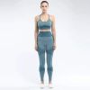 Printed Letters Vest High Waist Leggings Pants Soft Workout Suit Yoga Fitness Women Sports Bra