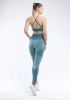 Printed Letters Vest High Waist Leggings Pants Soft Workout Suit Yoga Fitness Women Sports Bra