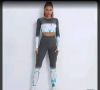 Seamless Tie-Dye Yoga Suit Quick Dry Fitness Suit Long Sleeve Workout Sport Wear