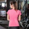 Ladies Short Sleeve Top Sport T-Shirt Gym Wear Yoga Wear Sportswear Running Clothes