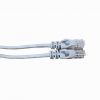 087 Network Cable 8P/8C, G/F x 2 Crystal Head Cat5e 1000mm Color Gray Wire Harness Cable Assembly