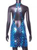 Sexy Beach Nightclub Party Handmade Acrylic Sequin Dress