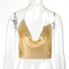 Handmade Metal Sequin Party Nightclub Music Festival Sexy Top Women