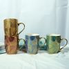 New Design Gold Handle Coffee Cups for Gift