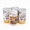 Round Easy Pull Can Paper Tube with Lid Plastic Cover Food Grade Cardboard Paper Tube Package for Snacks Can Powder