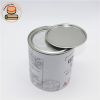 Food Grade Milk Powder Can Composite Paper Tube Pet Food Paper Canister Can Packaging Box with Metal Lid Customized Seal Can Tin