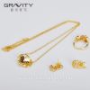 Hot selling imitation saudi dubai imitation jewelry, 24k jewellery sets gold plated