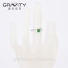 Wholesale Best Valentine Gift vogue jewelry 2 gram green diamond Arabic engagement ring for women